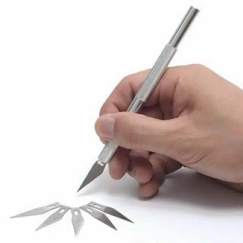 

Cutter Pen Craft Knife Hobby Knife With 5 Spare Blade