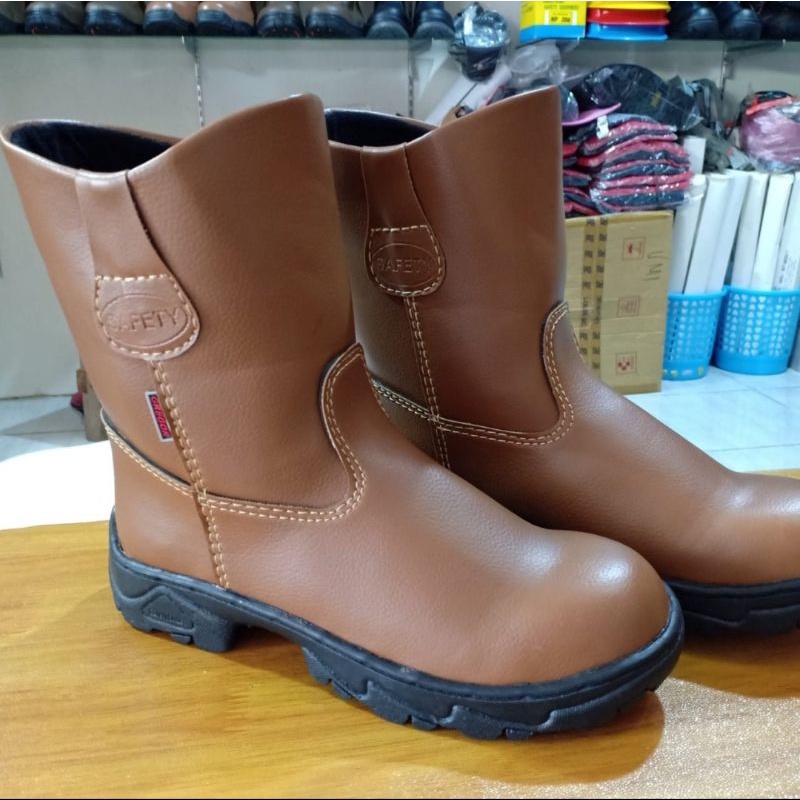New // Sepatu Safety Gregor Anti Slip Tahan Oli Murah // 100% Original