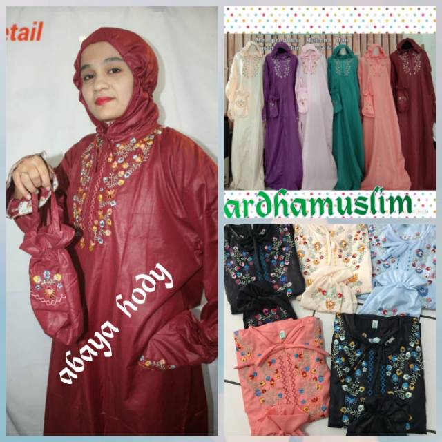 MUKENA ABAYA KATUN  ZARINI ll MUKENA TRAVELING