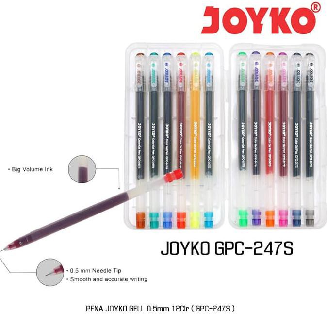 

Open Ds] Pena Joyko Gell 0.5Mm 12Clr ( Gpc-247S )