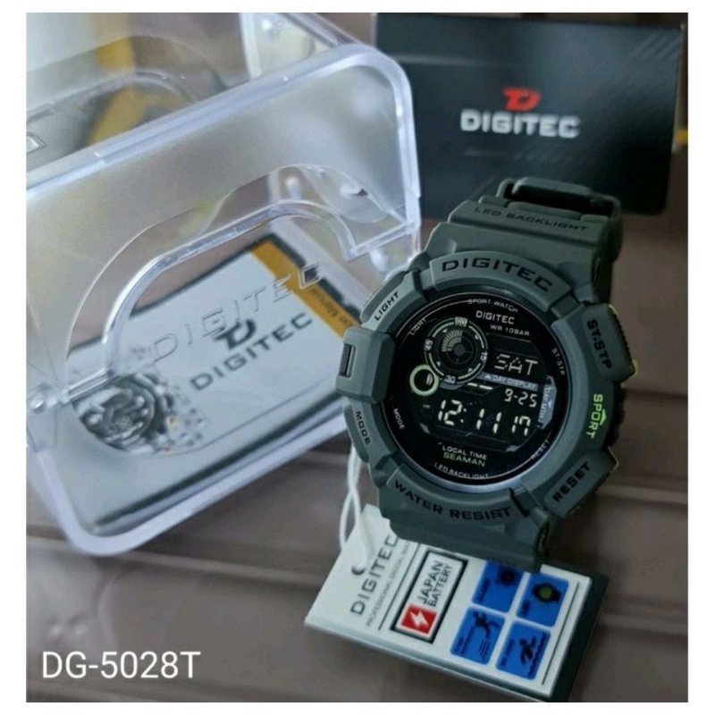 Jam DG 5028 Anti Air Jam Tangan Pria Digital Rubber Tahan Air