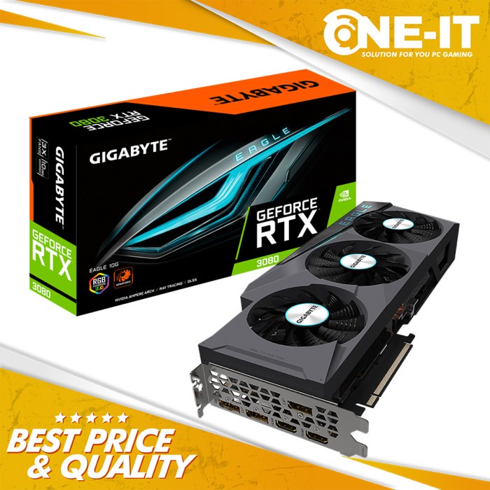 VGA Gigabyte GeForce RTX 3080 EAGLE 10G 10GB GDDR6X