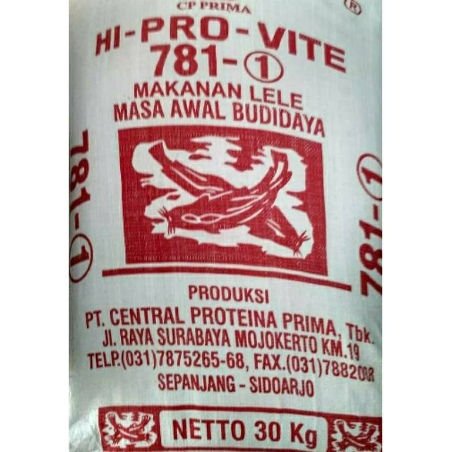 PELET PAKAN IKAN LELE 781-1/-2/-3 repack