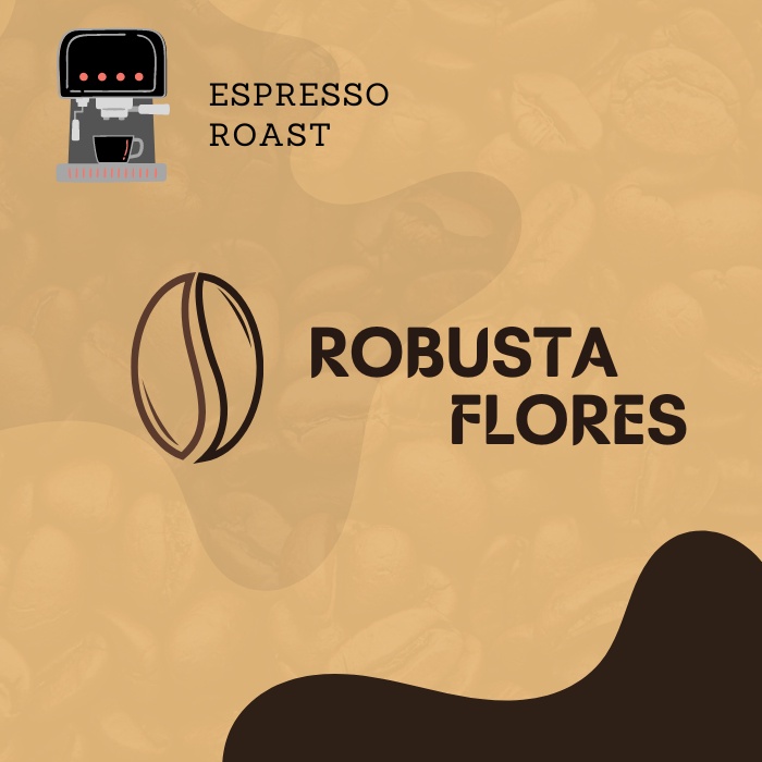 

Robusta Flores 250gr Roastbean kopi