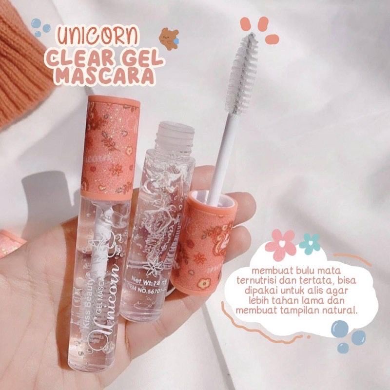 [ECER] MASCARA GEL KISS BEAUTY PEACH 56901/UNICORN NO.56701