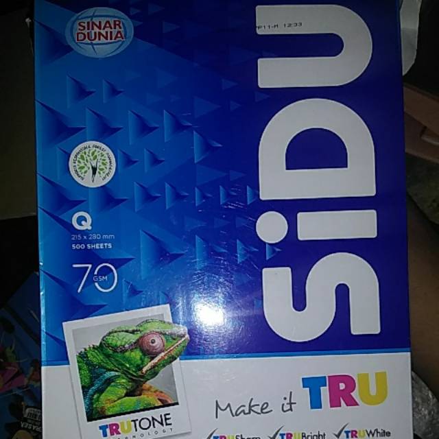 

Kertas HVS Sidu ukuran Q
