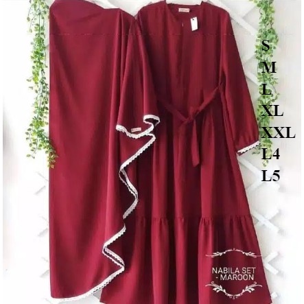 Maxi 2  Casual Dress  Fashion Muslim Baju Gamis Wanita Remaja Terbaru 2022 [ BAYAR DI TEMPAT ] Gamis