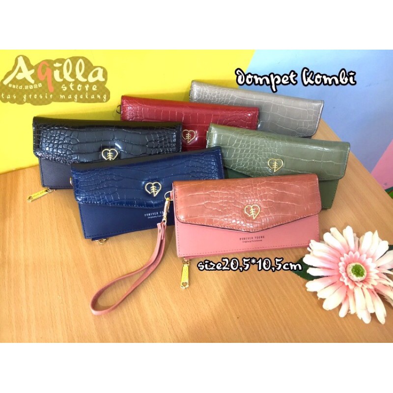 DOMPET PANJANG CEWEK IMPORT DOMPET COMBI DOMPET CROCO DOMPET VIRAL