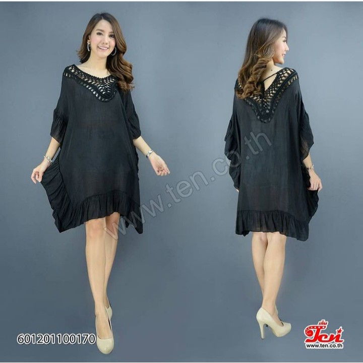 Blouse batwing oversize rajut wanita import premium bangkok