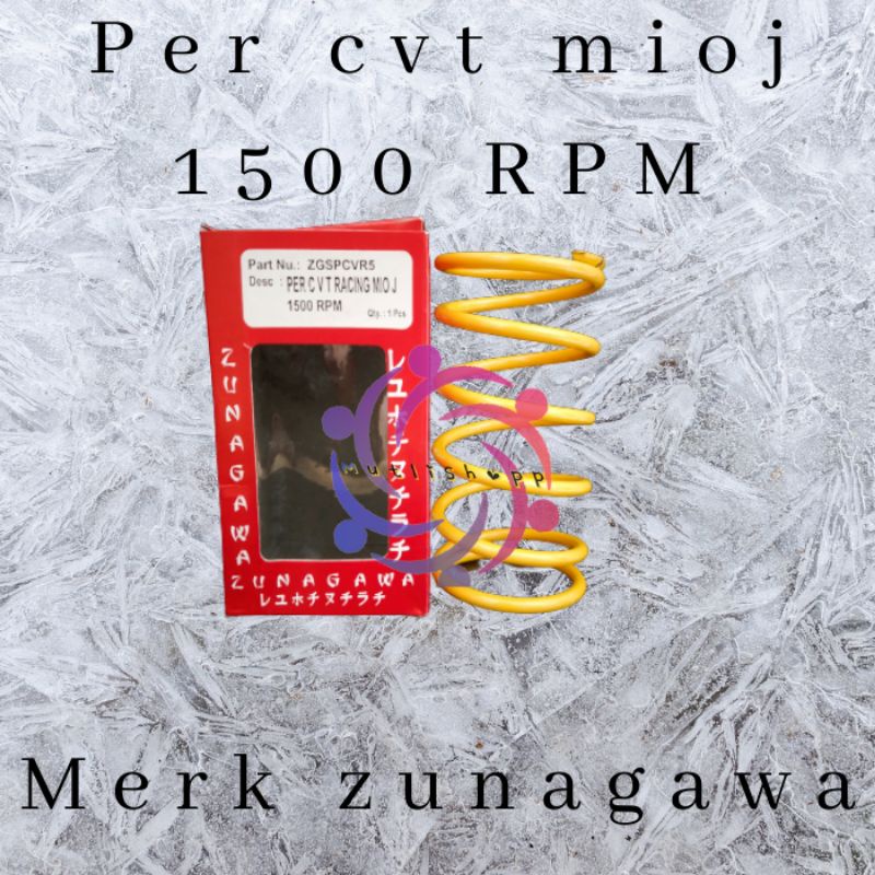 PER CVT 1500 RPM MIO J  MIO STREET MERK ZUNAGAWA