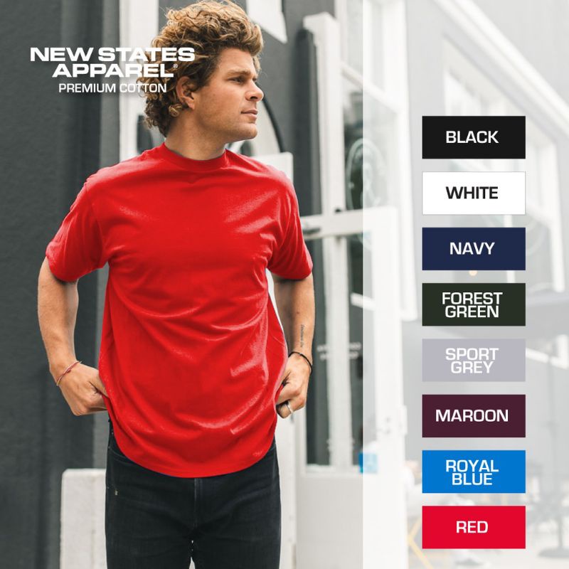 New States Apparel Premium Cotton 7200 Combed 24S
