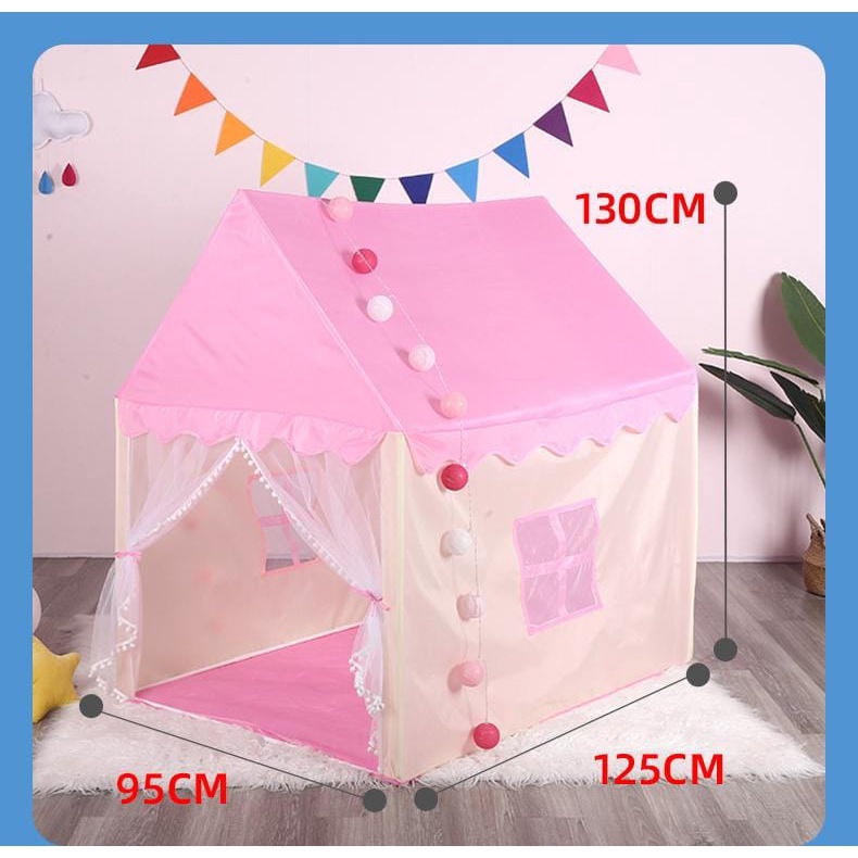 HZ Mainan Tenda Princess Anak Model Rumah / Tenda Castle / New Tenda Princess Jumbo