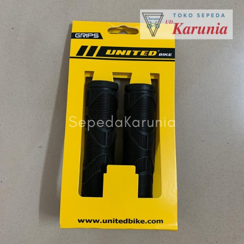 Hand Handle Grip Hamfat Hanfat Gagang Karet Stang Sepeda Merk United Panjang 14 cm