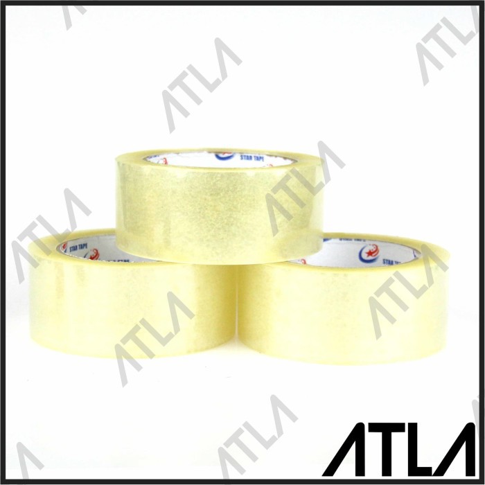 

Lakban Plastik Bening Tape Solatip Transparant Isolasi Plakban Lem Dus - Ph400