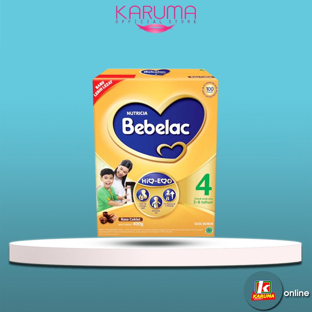 

Nutricia Bebelac 4 400gr - Susu Pertumbuhan Tahap 4 (3-5 Tahun) Packing Aman