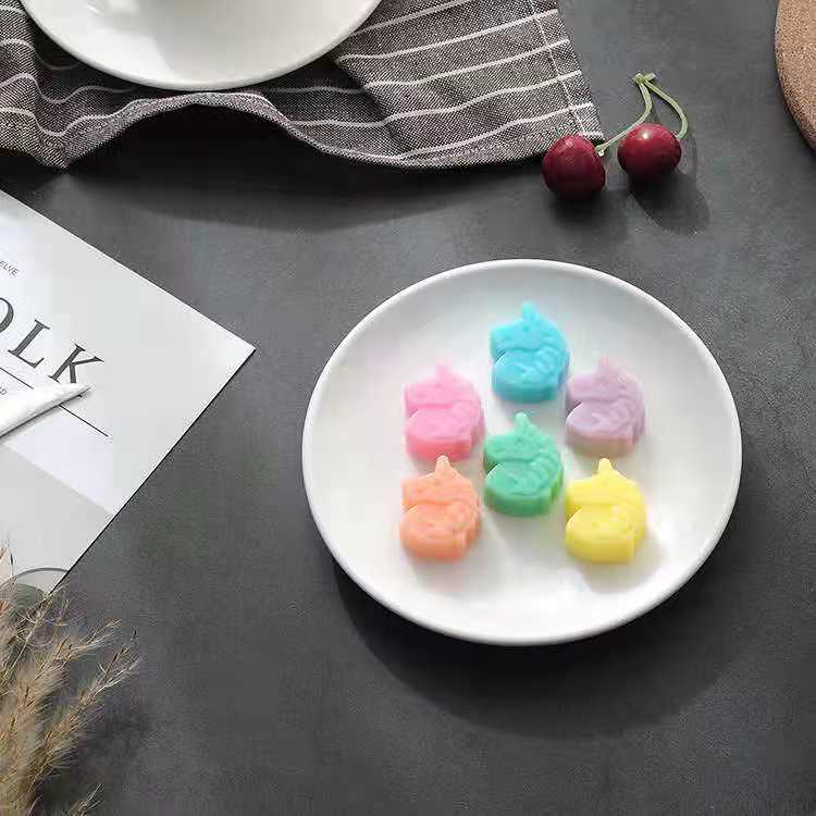 Cetakan Silicone Silikon Puding Coklat Cake Motif Unicorn W/Mix