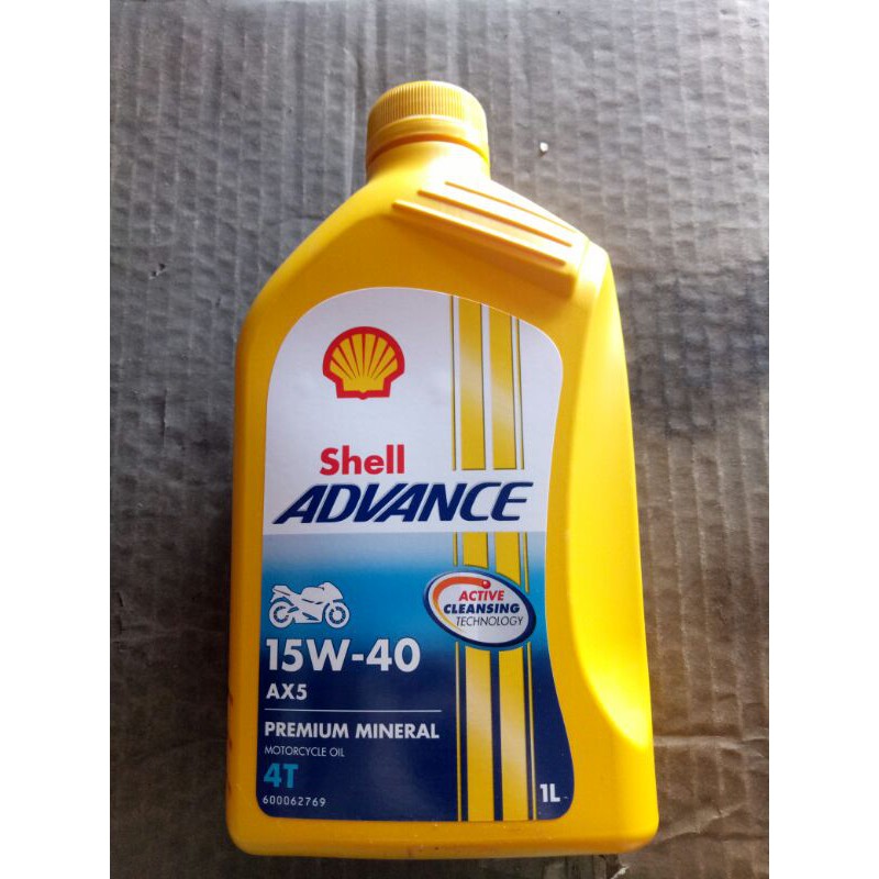 Oli shell advance ax5 1liter