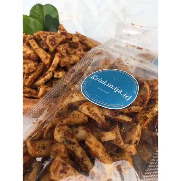 

Basreng aroma daun jeruk , pedas/original