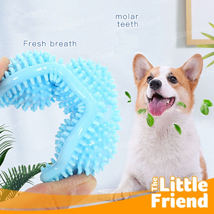 Mainan Gigitan Anjing Puppy Pembersih Gigi Dog Chew Rubber Toy EDAMAME