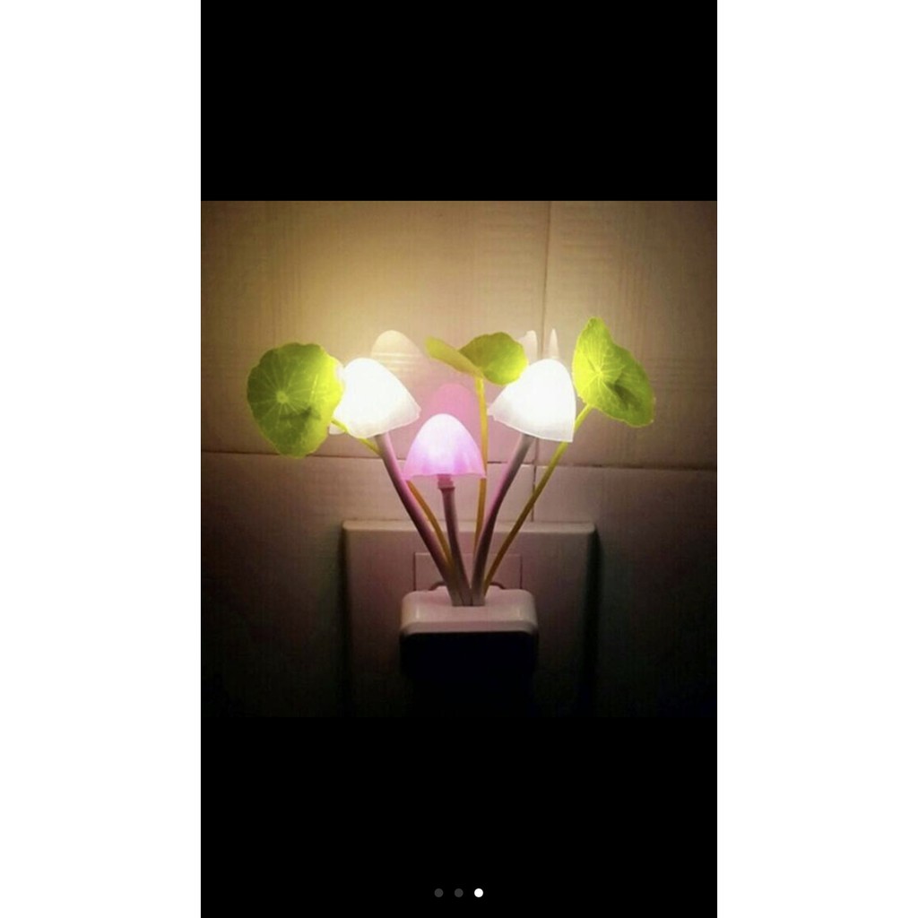 Lampu Tidur LED Warna Warni Sensor Cahaya