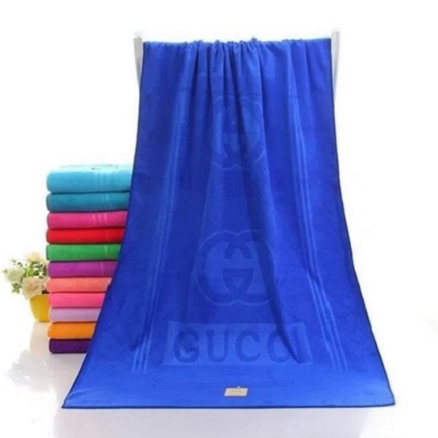 HANDUK MANDI GUCCI 70 X 140 CM UKURAN DEWASA ANDUK LEMBUT MURAH EMBOS PREMIUM TEBAL MENYERAP AIR  HARGA GROSIR