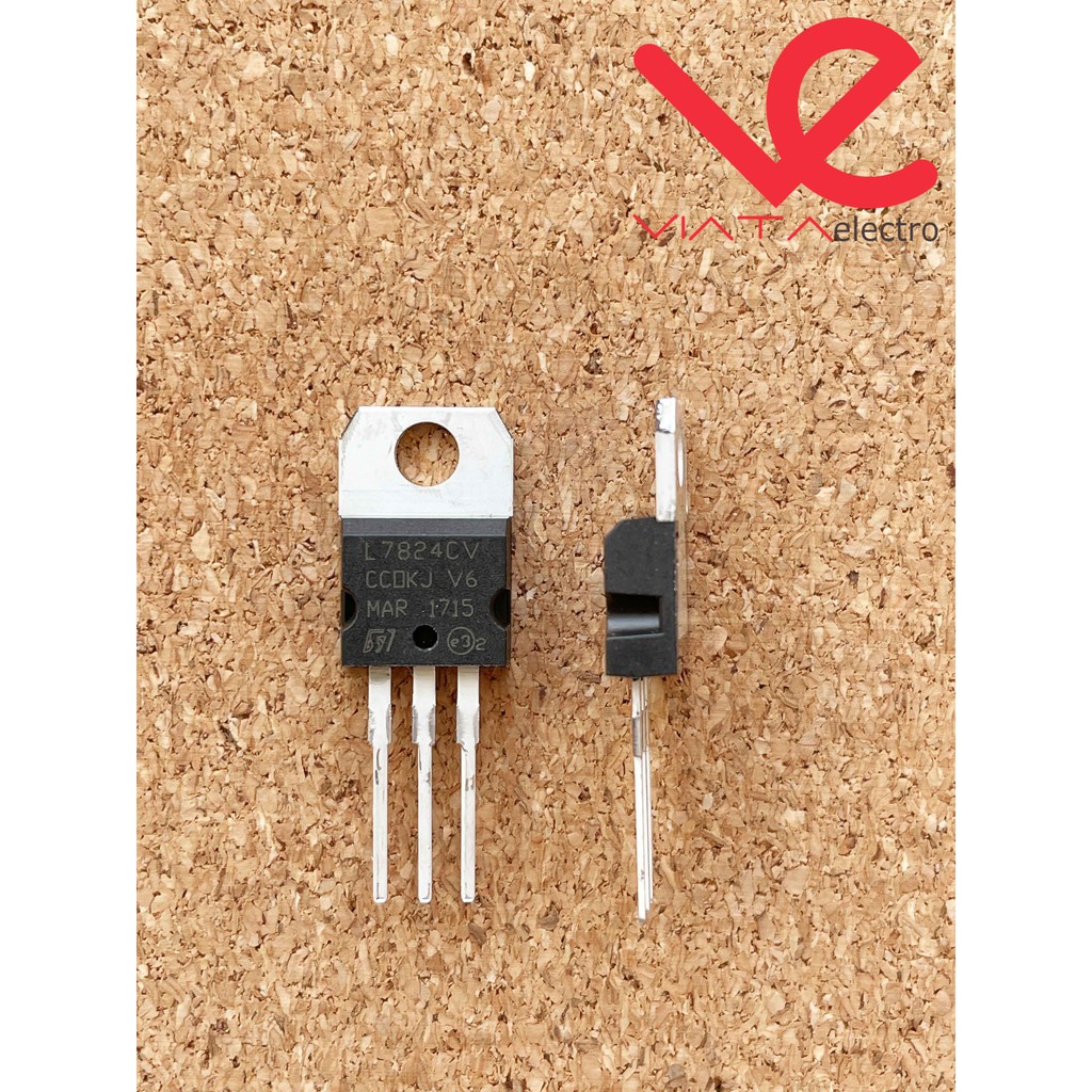 L7824 TRANSISTOR L7824 L 7824 VOLTAGE REGULATOR L7824CV