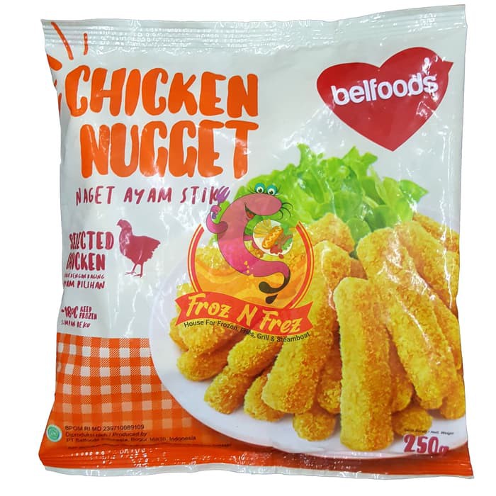 

BELFOODS CHICKEN NUGGET CERIA 250 G