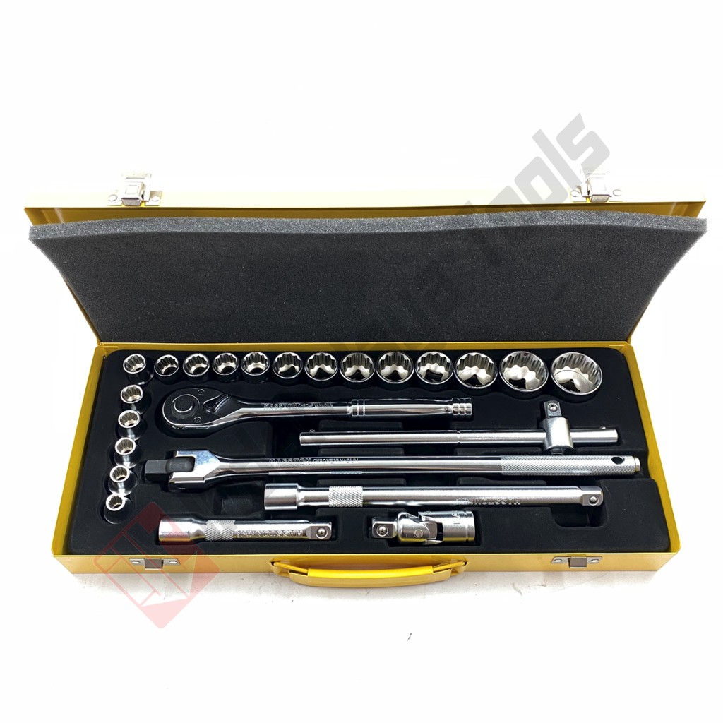 HASSTON Kunci Sok Set 25 Pcs 8 - 32 mm - Socket Set Soket