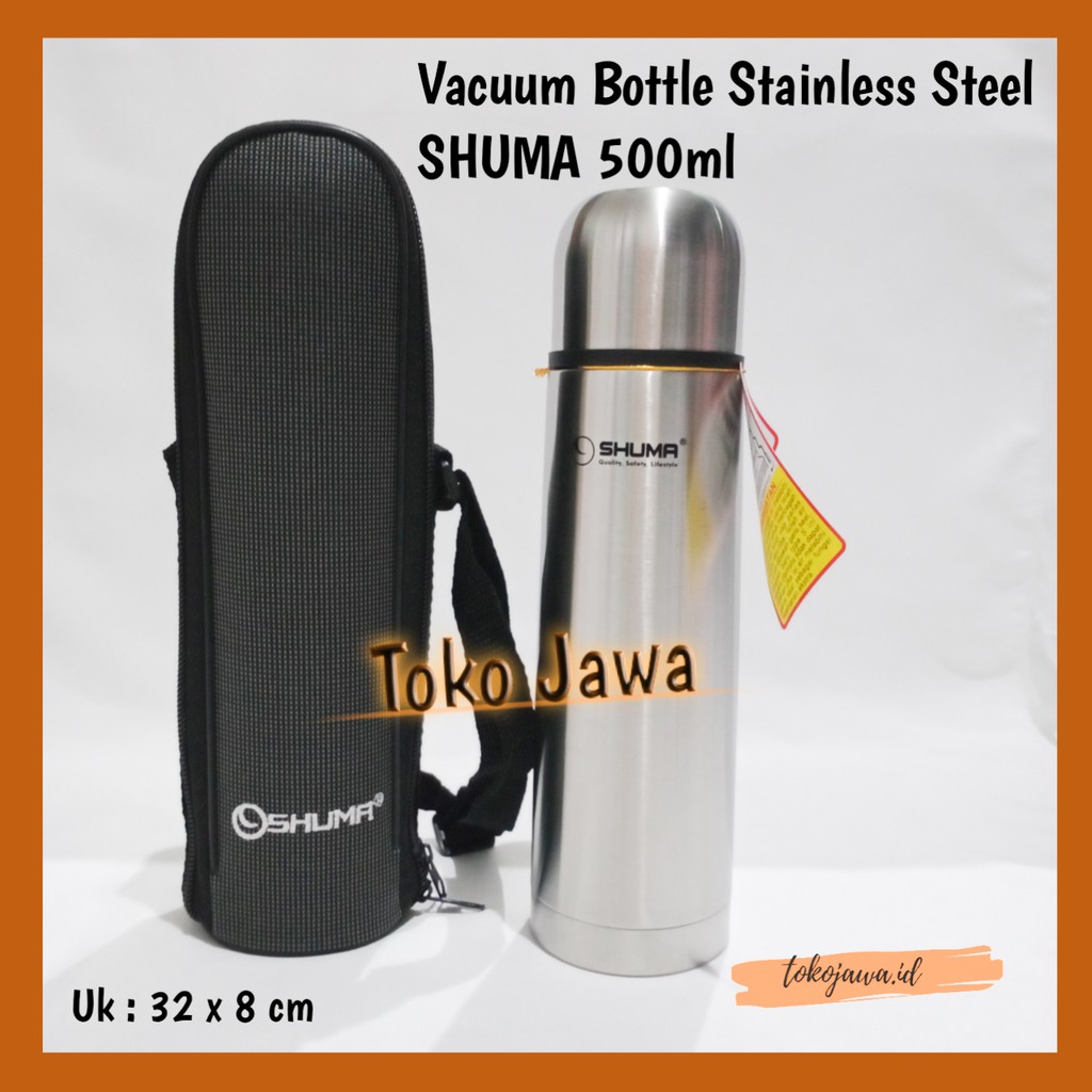 Vacuum Botol Stainless Steel SHUMA 500 ml thermos air panas termos shuma termos kopi termos air