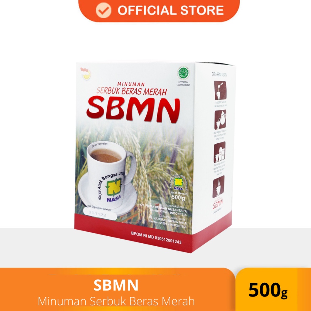 

SBMN - Serbuk Beras Merah 500gr