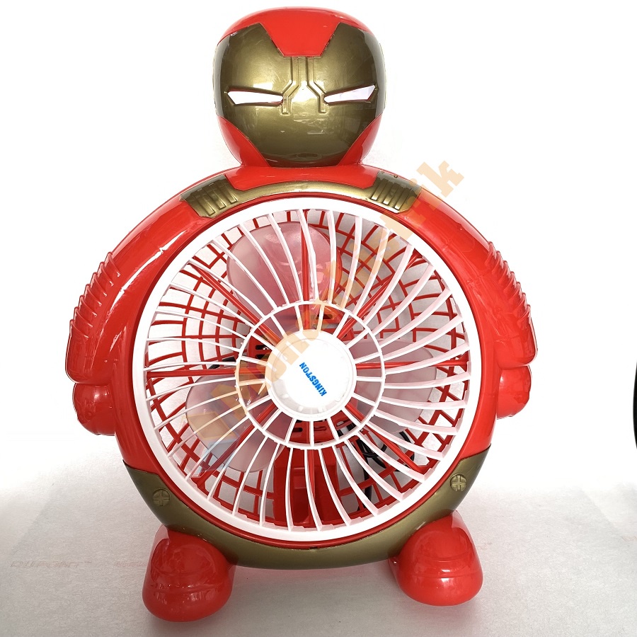 Kipas Angin Karakter Kartun Iron Man 10&quot; 10inch Box Fan Karakter Lucu