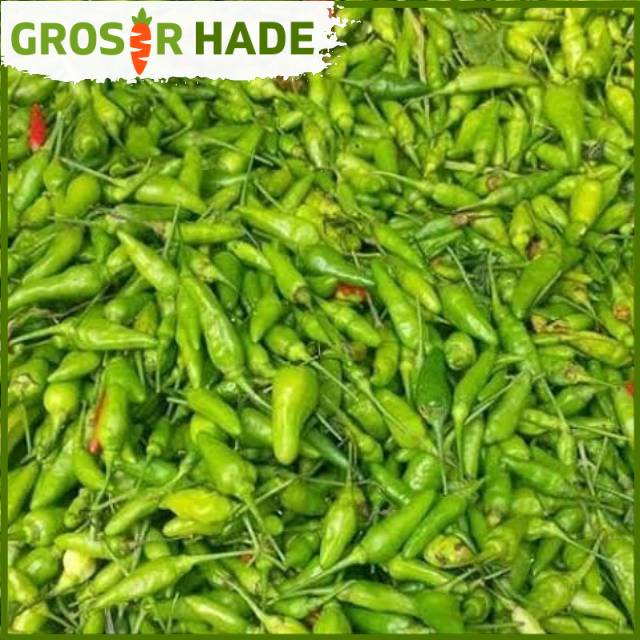 

Cabe rawit cengek hijau bandung 100 gram Pasar Bandung Murah