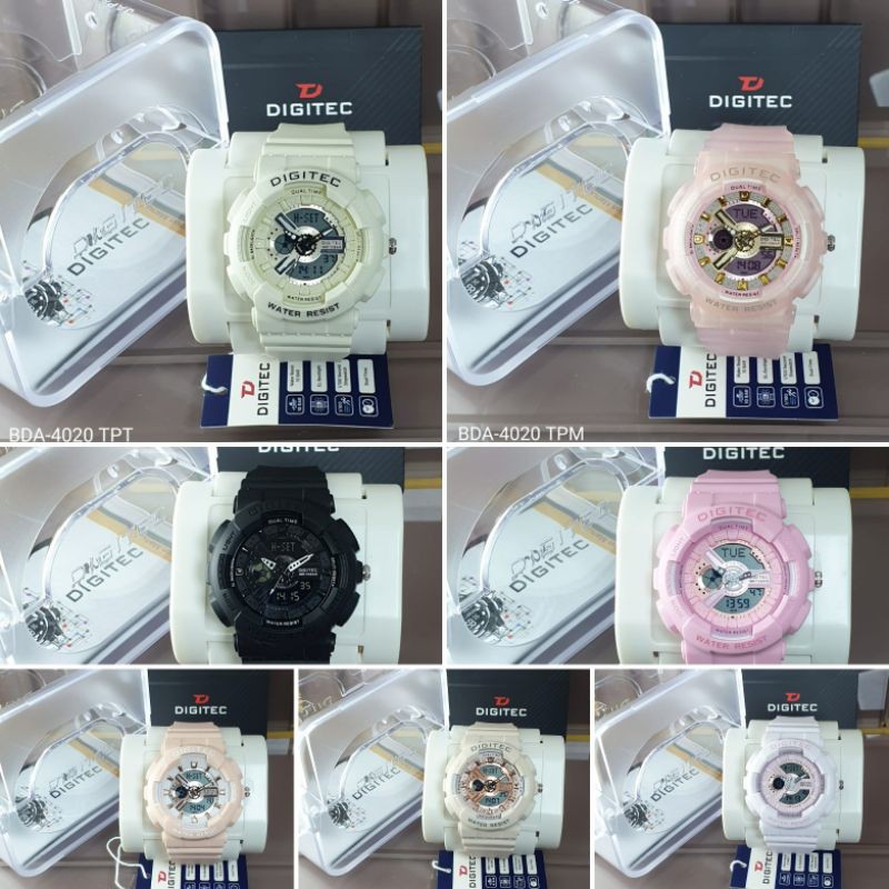 Digitec Dual Time BDA-4020T Original / Jam Cewek Digitec