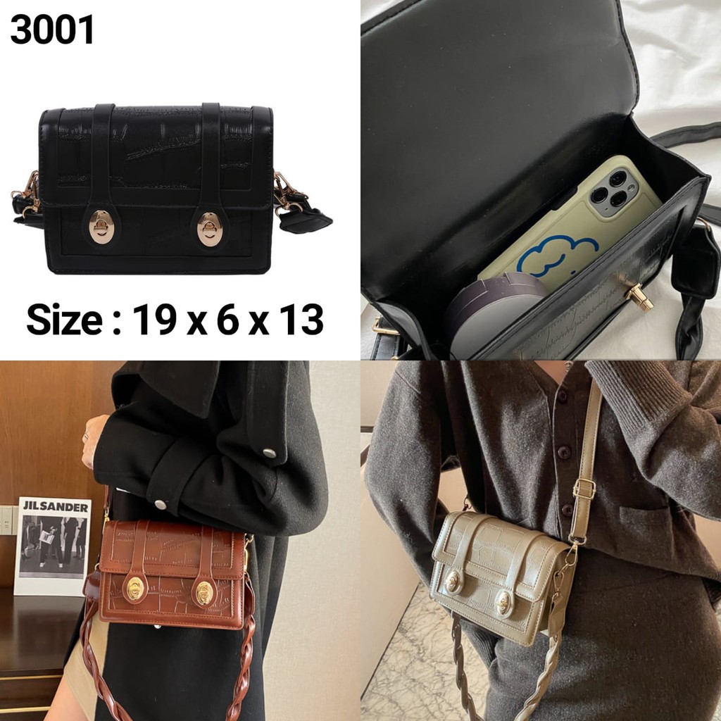 TAS WANITA SHOULDER BAG IMPORT ~ 3001 ~