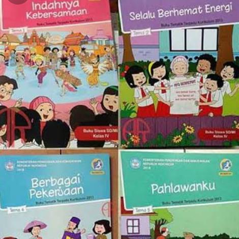 

BUKU PAKET TEMATIK KLS 4 TEMA 1,2,3,4,5 KURIKULUM 13 Star Seller Termurah