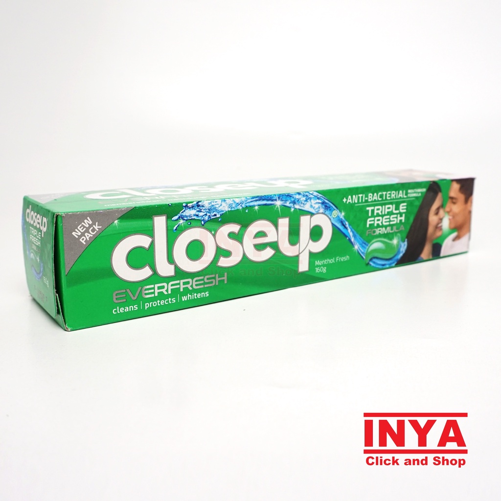 CLOSEUP EVERFRESH MENTHOL FRESH TOOTHPASTE 160gr - Pasta Gigi - Odol