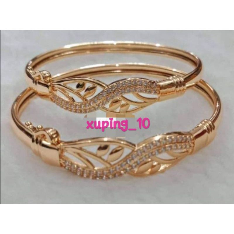 Gelang bangle gold cantik anti karat