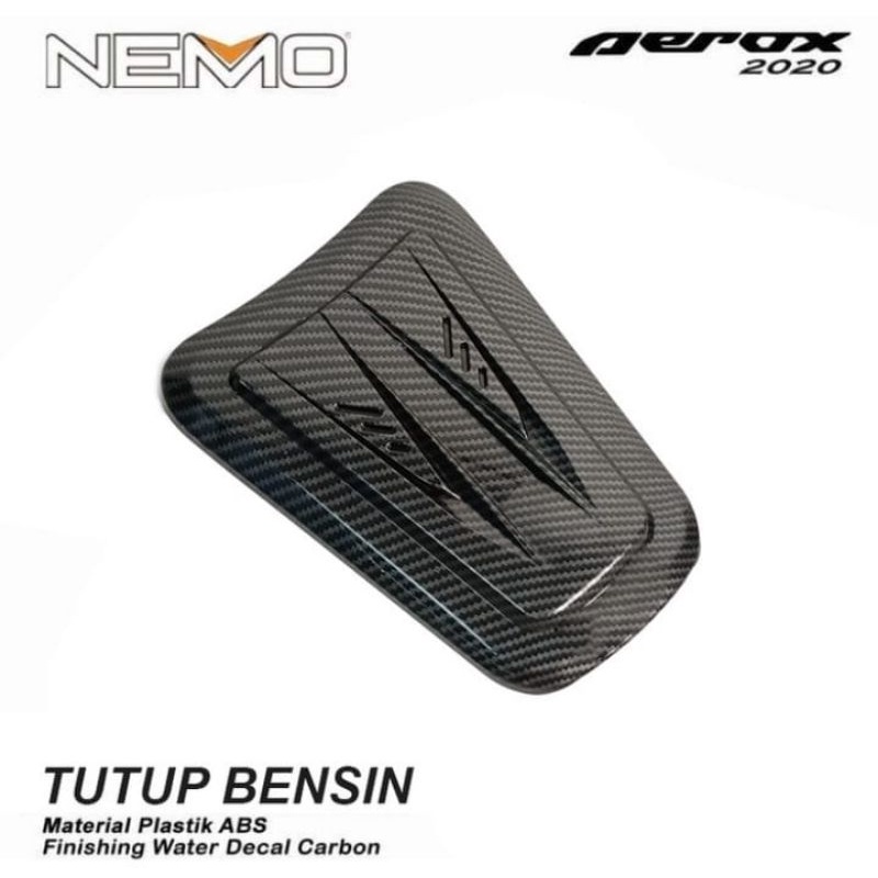 Cover Tutup Bensi New Aerox 2021 Carbon Karbon Nemo PNP - Charmoto