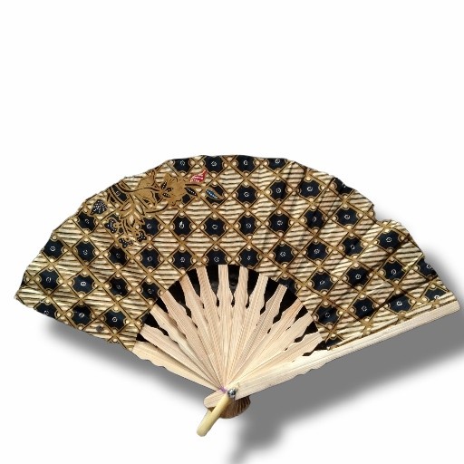 souvenir pernikahan kipas batik