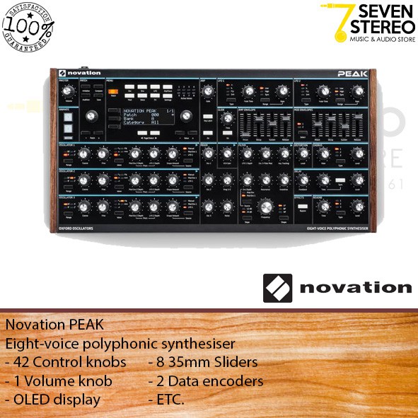 Novation Peak 8 Voice Polyphonic Synth