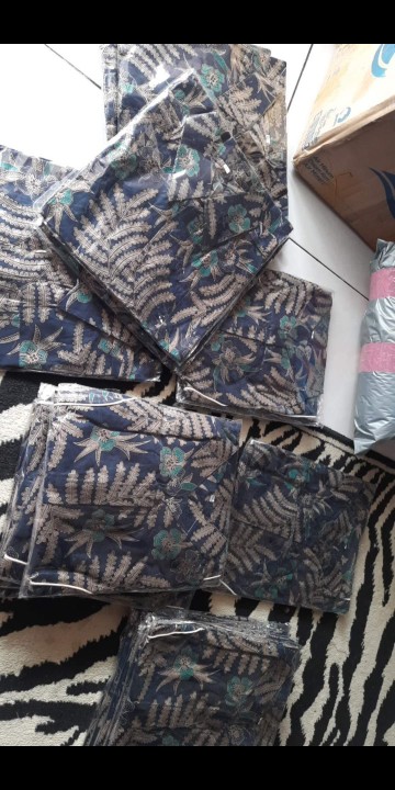 Maura Couple - Sania Ruffle Batik Couple Ori Ndoro Jowi Garansi Termurah Shopee - Batik Modern Solo