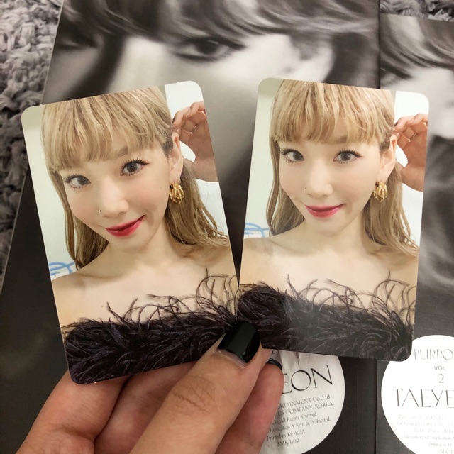 (READYSTOCK) TAEYEON - PURPOSE PHOTOCARD