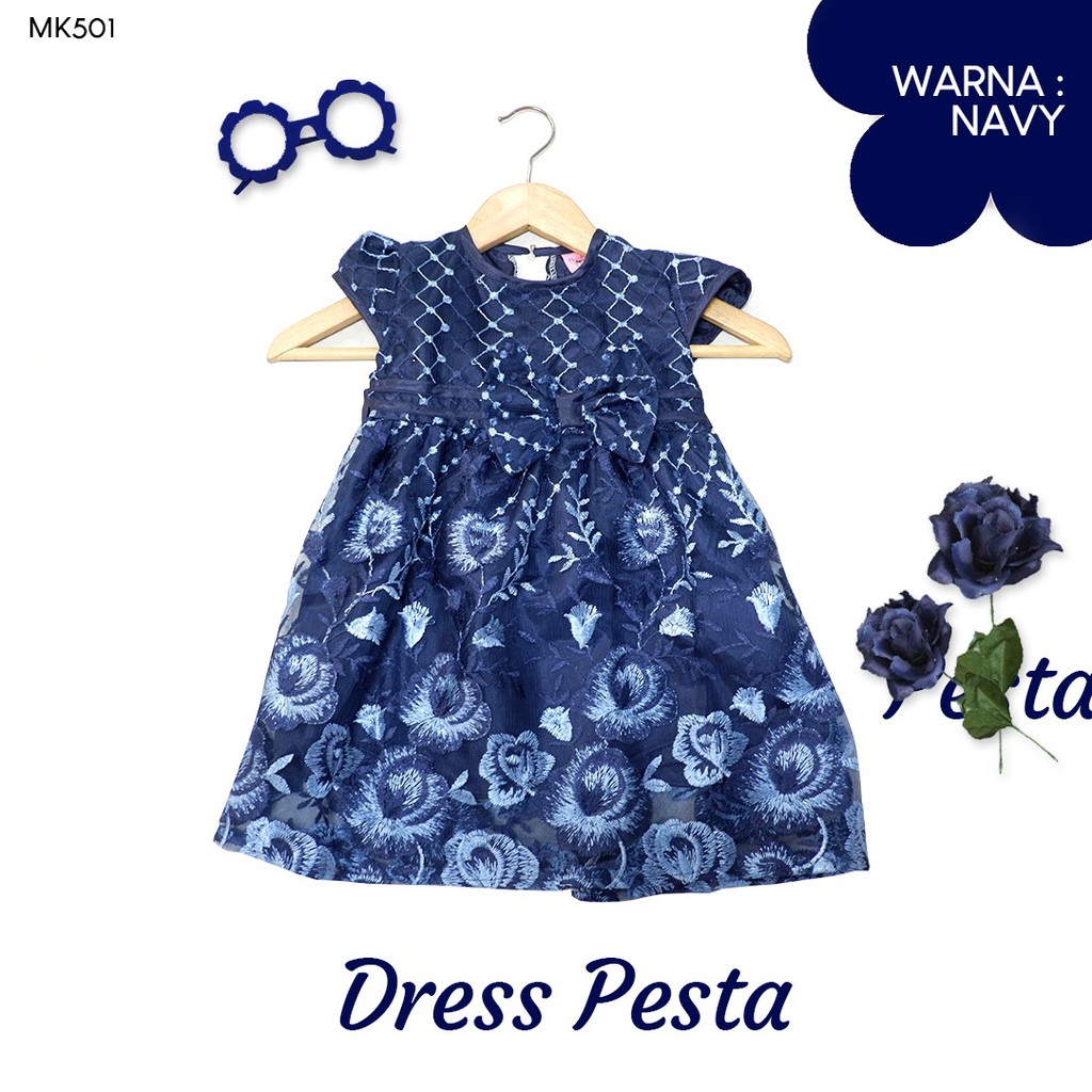 DRESS PESTA ANAK PEREMPUAN - DRESS BRUKAT PESTA ANAK - BAJU DRESS ANAK PEREMPUAN - DRESS BRUKAT ANAK