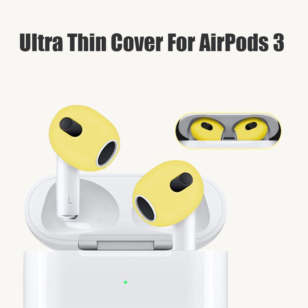 POPULAR Populer 2pcs/1pasang Penutup Telinga Eartips Pelindung Earphone Ultra Tipis Untuk Airpods3