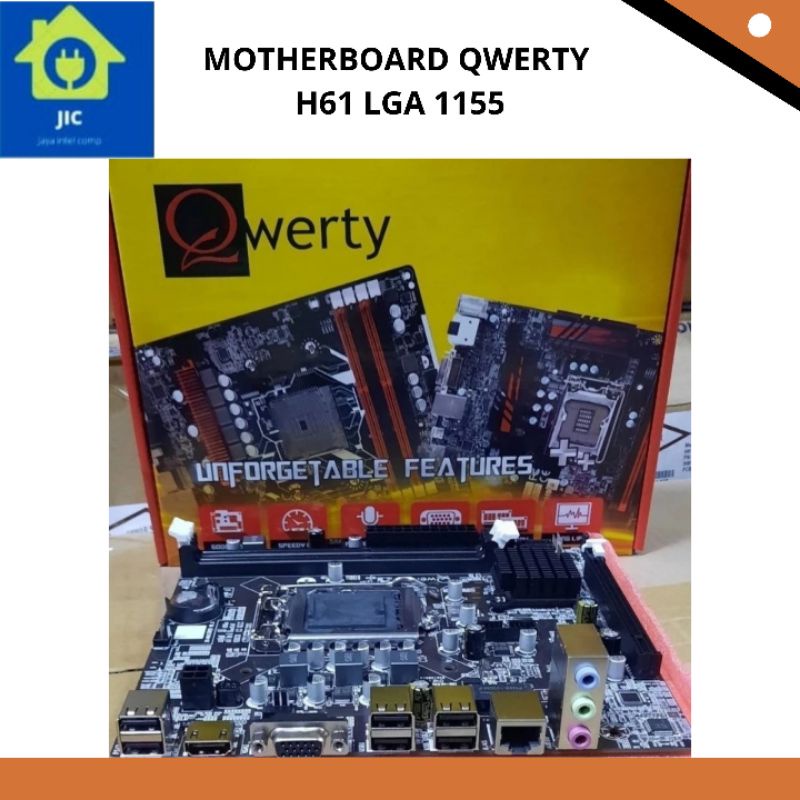 MOTHERBOARD QWERTY H61 LGA 1155