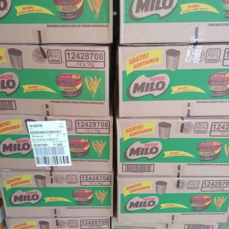 

Milo Activ-Go 1 Dus Isi 20 Renceng 20 Renceng (10 sachet X 22 gr ) Karton / dus