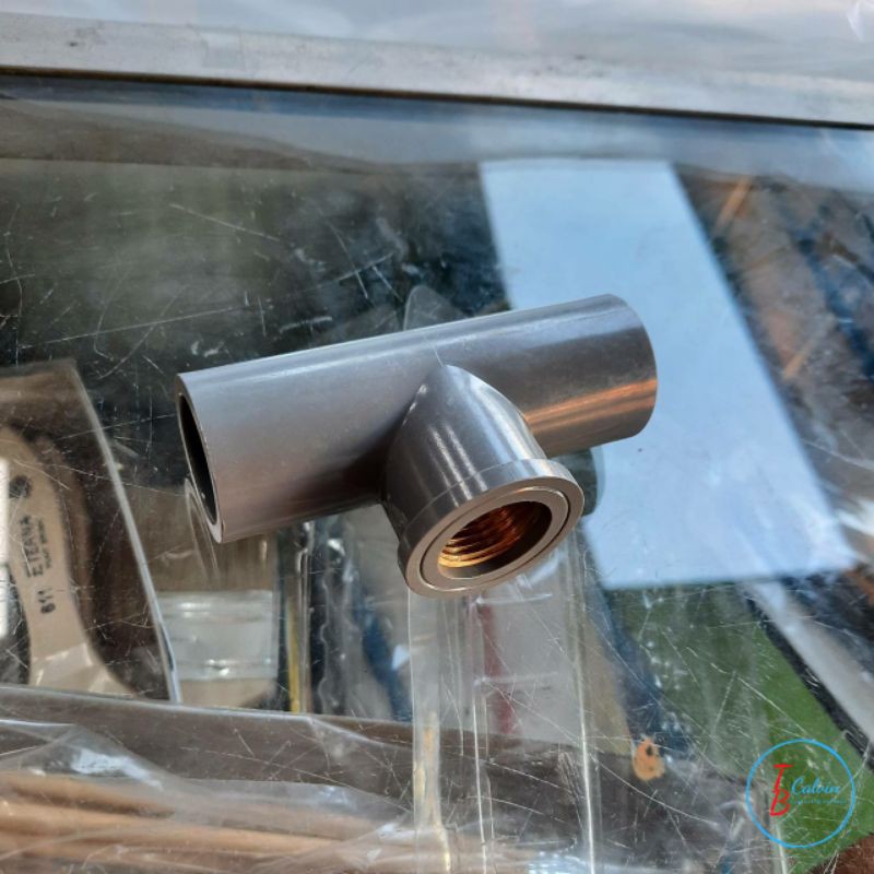 Tee Drat Dalam Kuningan 1/2 inch RUCIKA / Faucet Tee 1/2 inch Kuningan / TDD Kuningan