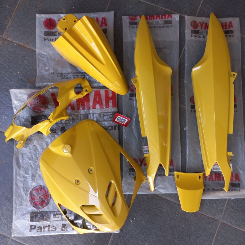cover body bodi halus fullset Mio sporty kuning | 5TL-P2 original