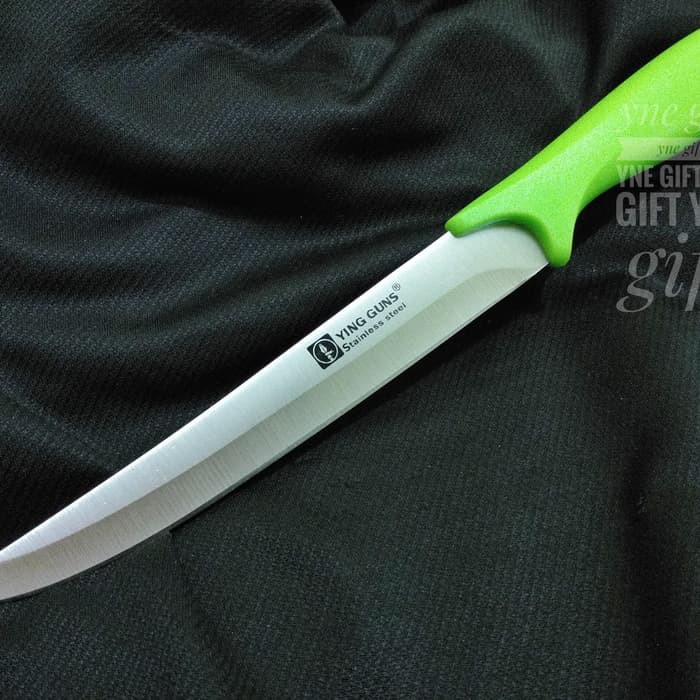 Pisau Dapur Ying Guns YG30 Slim Hijau 33cm- Pisau Fillet Daging