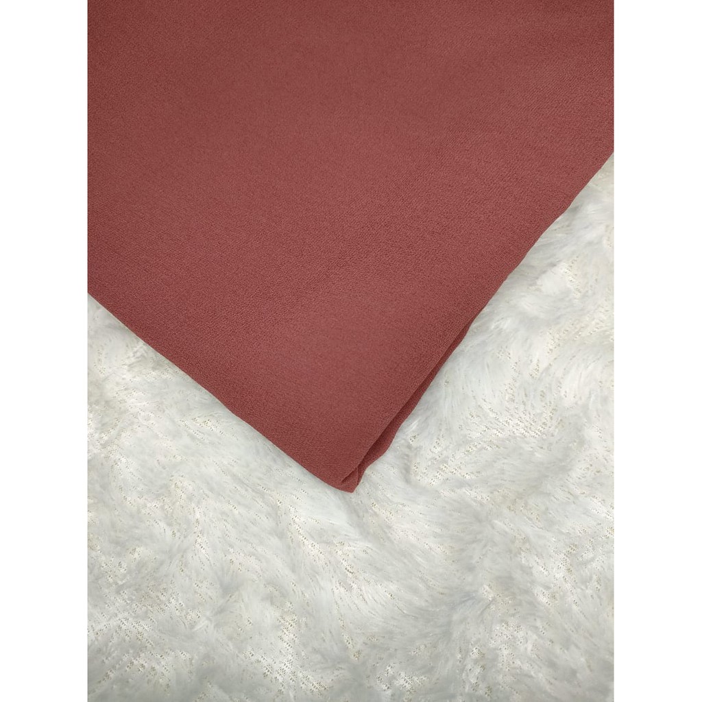 PASHMINA SQUARE ORIGINAL ( ANTI TEMBEM ) / PASHMINA SEGITIGA-TERRACOTTA